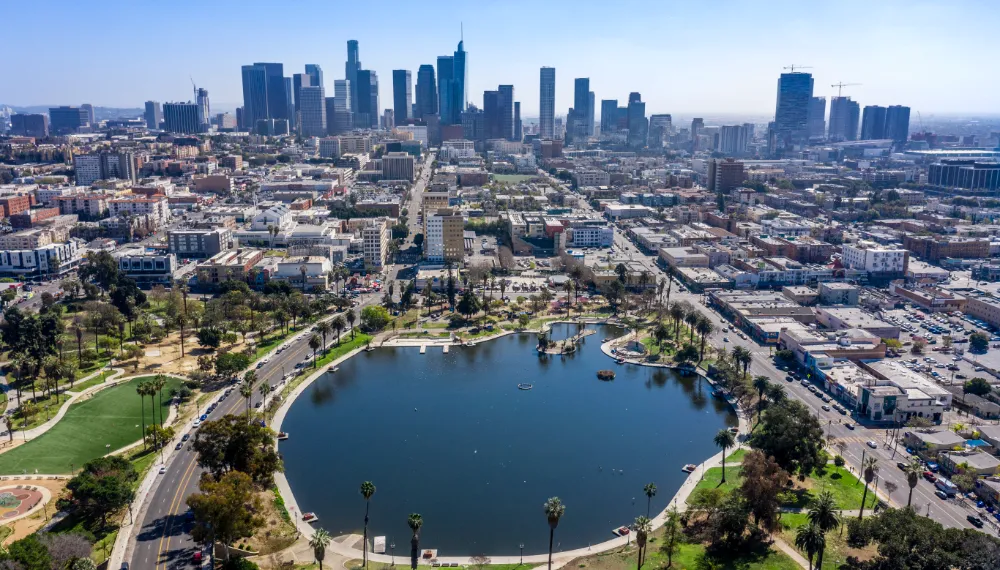 Route map from San Francisco to Los Angeles, TrekMovers