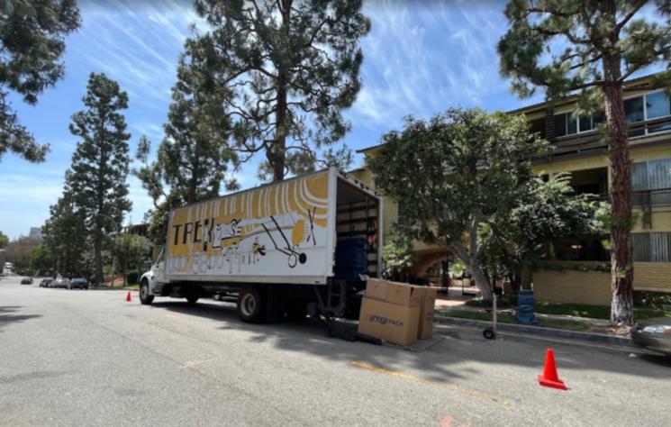 TrekMovers branded moving truck ready for a smooth and reliable relocation, TrekMovers